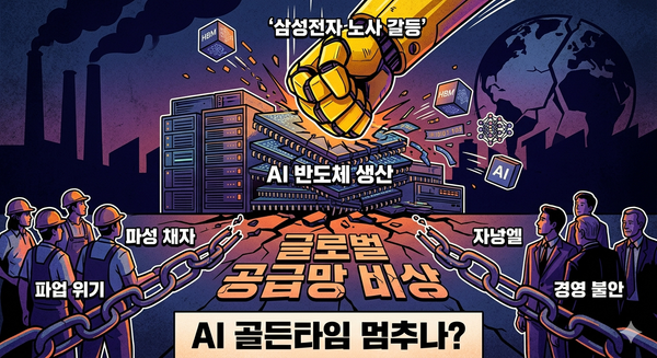 삼성전자 파업 초읽기, ‘AI 골든타임’ 멈추나…글로벌 공급망 ‘비상’