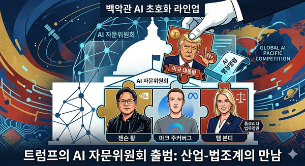 트럼프 백악관 AI 자문위 출범 젠슨 황 마크 저커버그 팸 본디 전격 합류