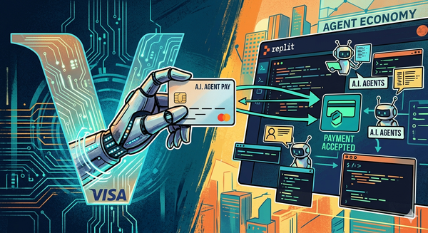 비자(Visa), 레플릿(Replit)과 손잡고 AI 에이전트 결제 시대 연다
