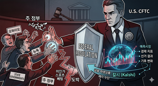 CFTC, ‘예측시장’ 주도권 쟁탈전 가열… “칼시는 연방 관할, 주 정부 개입 말라”