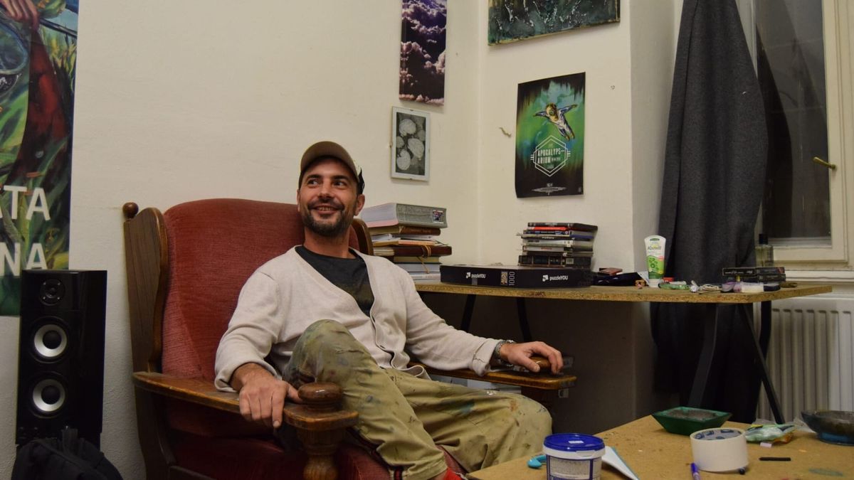 Bulgarske Lyubens verden af kunst