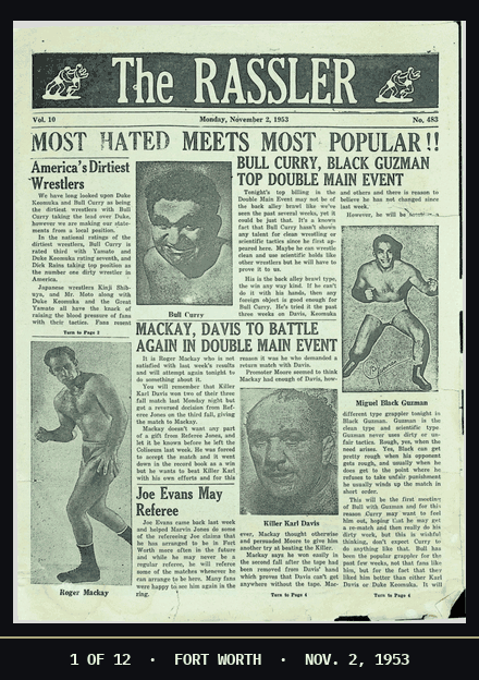 The covers of all twelve programs, 1953 to 1969, one after another
