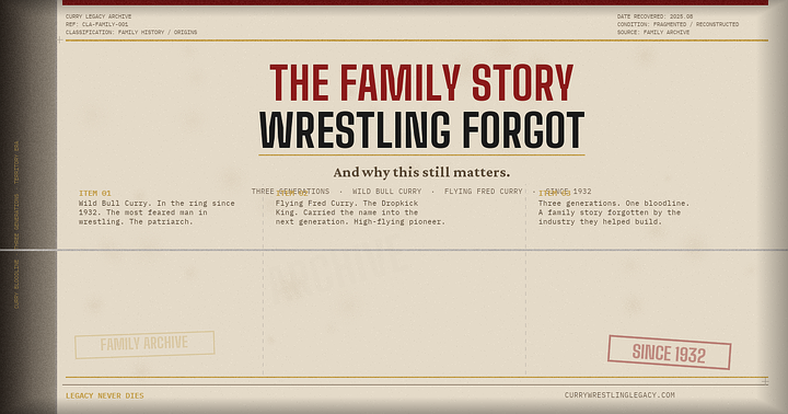 The Family Story Wrestling Forgot: Why This Legacy Still Matters