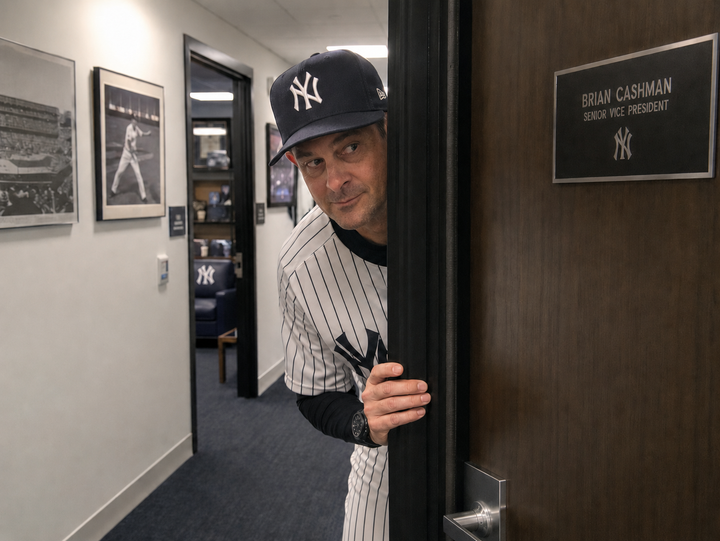 Boone Sneaks Into Cashman's Office, Tries on Championship Rings