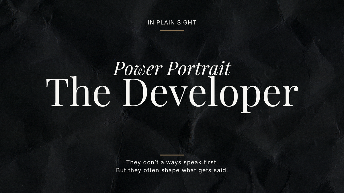 Power Portrait: The Developer