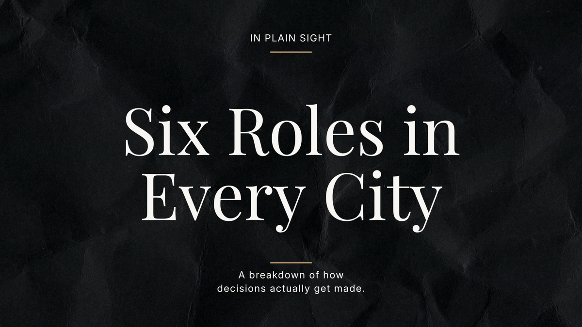 The Six Roles You See in Every City
