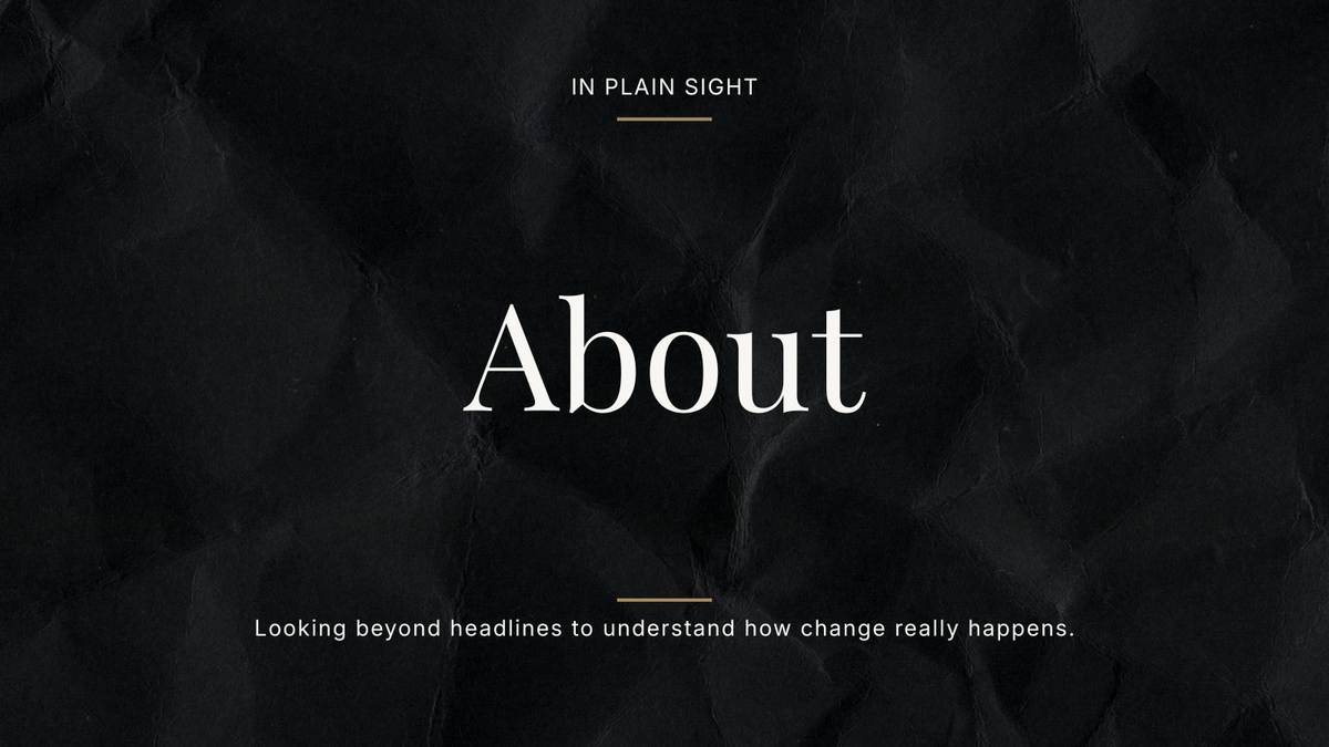 About In Plain Sight