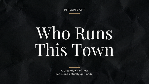 Who Runs This Town