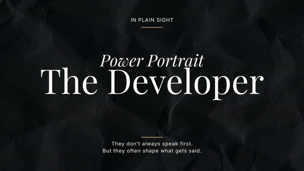 Power Portrait: The Developer