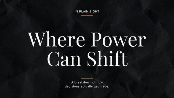 Where Power Can Shift