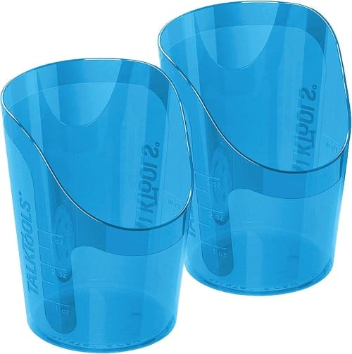 TalkTools CutOut Nosey Cups for Adults - Drinking Glass for Stable & Fixed Position, Special Drinking Cups 8 OZ, Therapy Training Cups