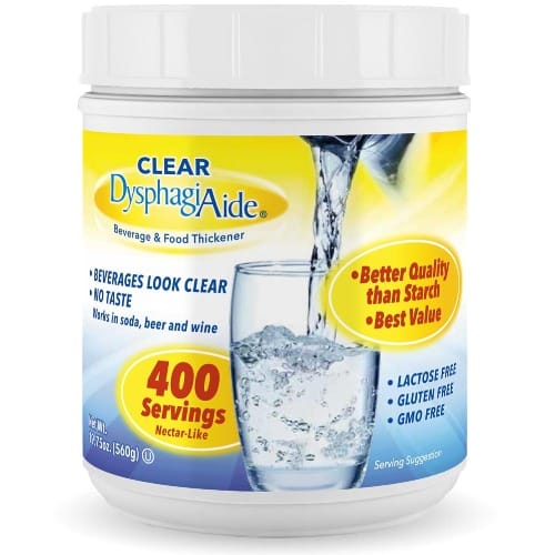 Clear DysphagiAide Review Thickener Gum Based DysphagiaLiving
