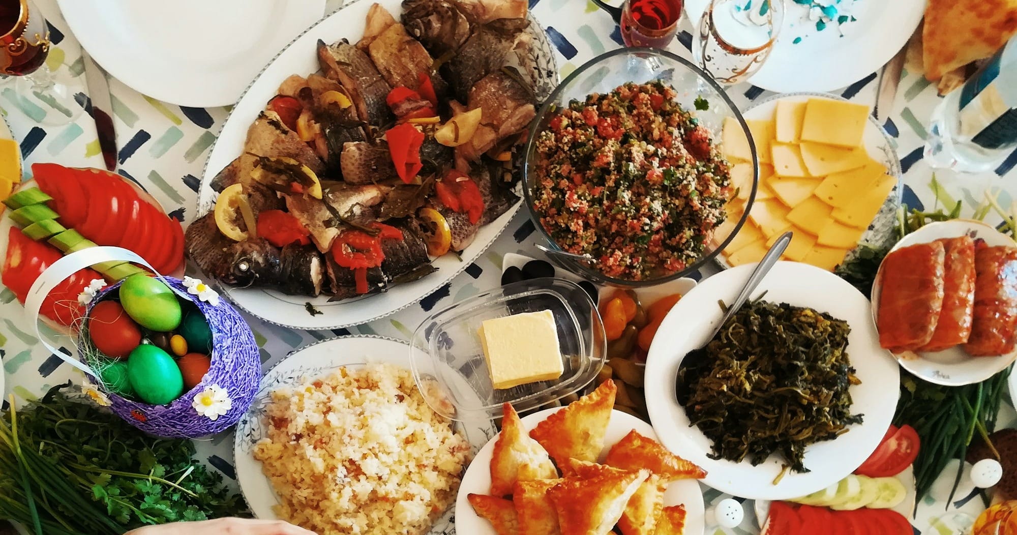 variety of cooked food