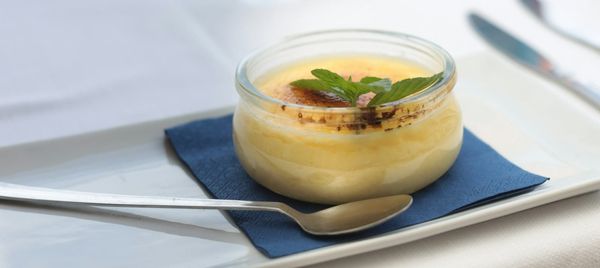 cinnamon apple custard mousse 