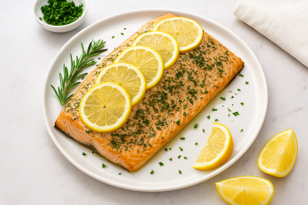 Lemon Baked Salmon Recipe