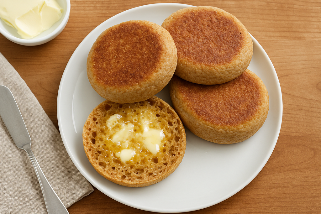 Bread Machine Wheat English Muffin Recipe