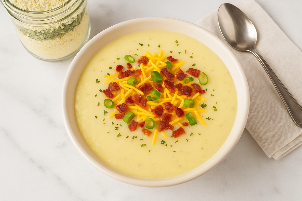 Mason Jar Potato Soup Recipe