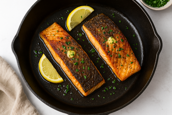 Cast Iron Skillet Salmon Recipe