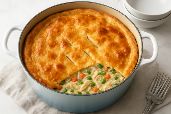 Dutch Oven Chicken Pot Pie Recipe