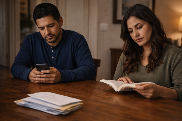 Why Financial Avoidance Creates Emotional Distance