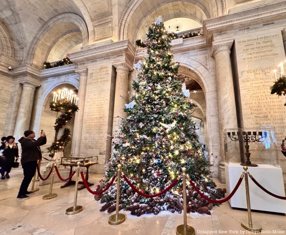 NYPL Christmas Tree