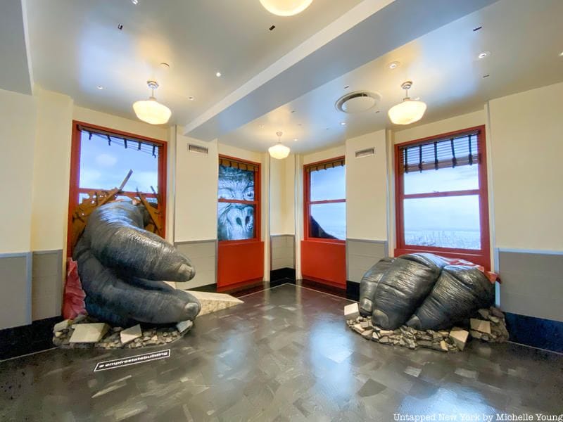 King Kong exhibit inside the Empire State Building