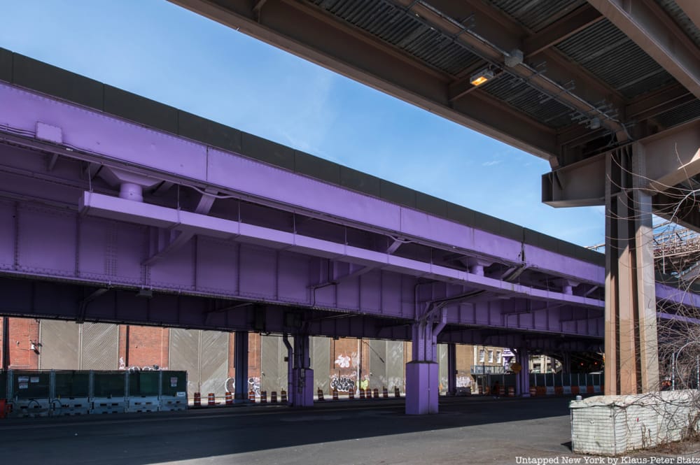 Purple girder of FDR Drive