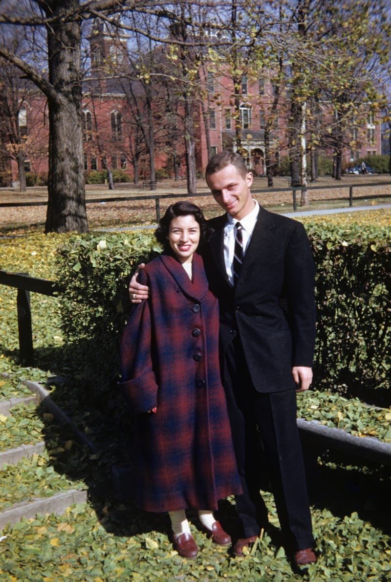Richard Roth Jr with Alene at Miami, Ohio