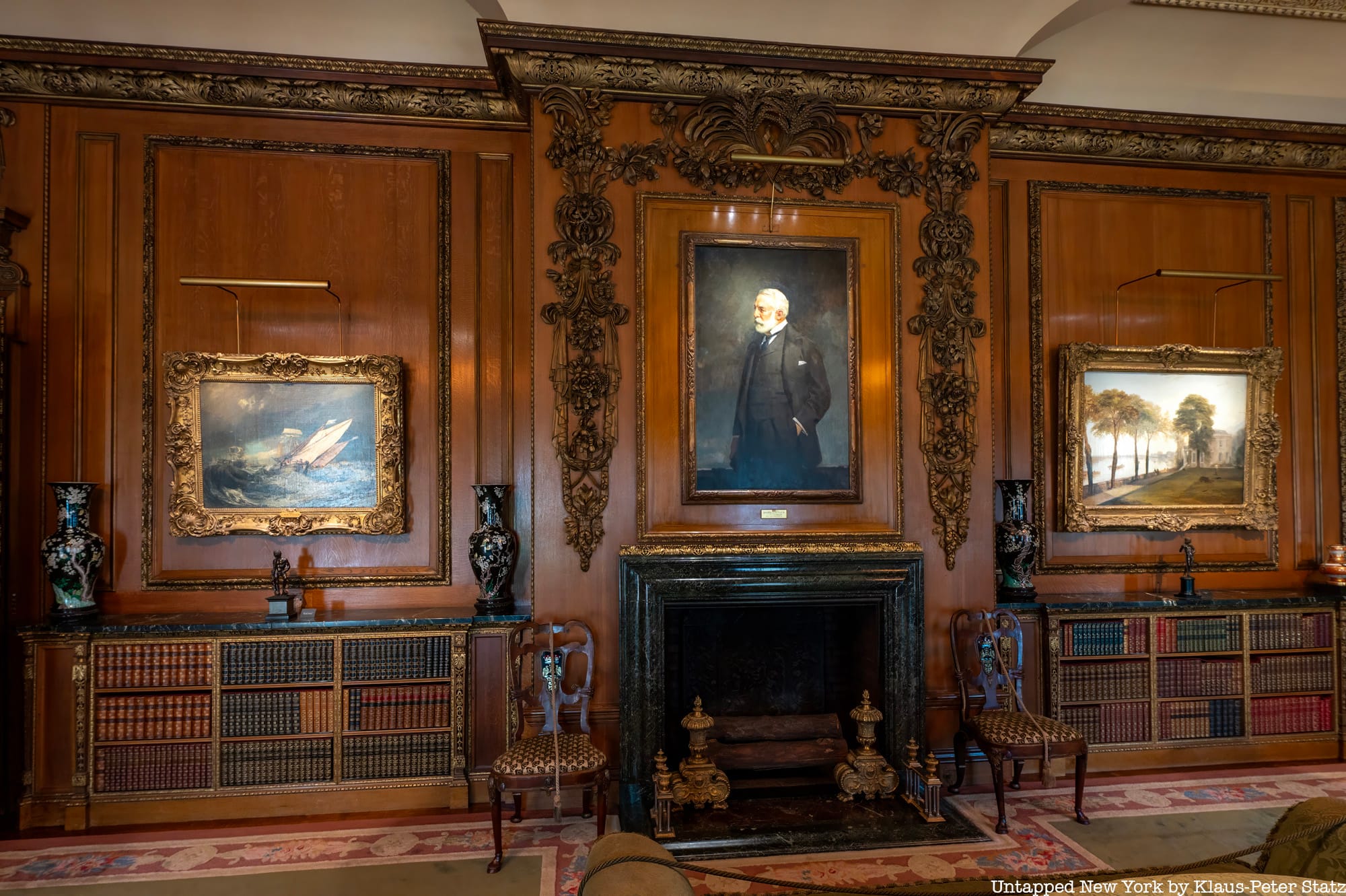 &nbsp;Henry Clay Frick's posthumous portrait by John C. Johansen 
