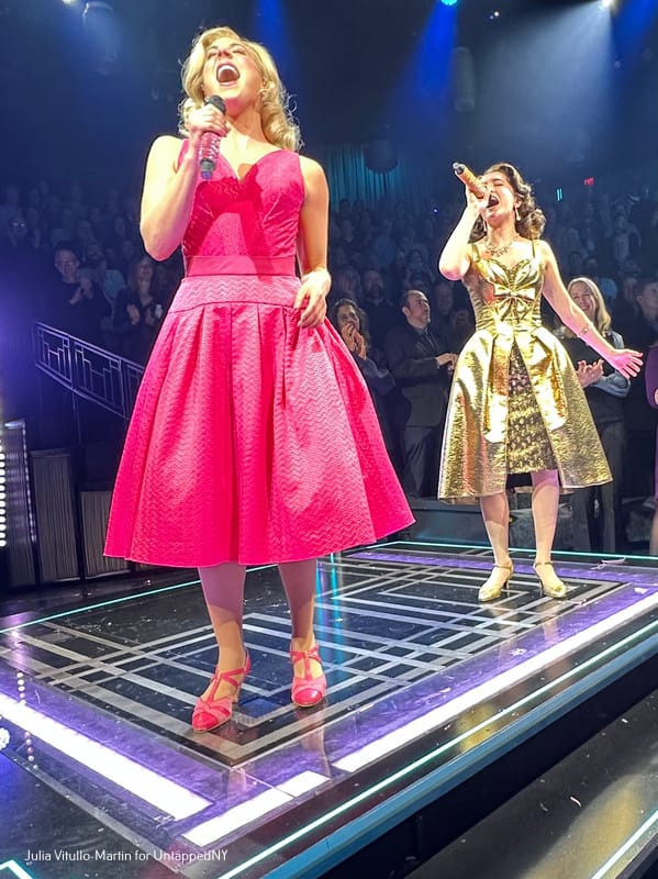 Erika Henningsen and Gracie Lawrence (curtain call)