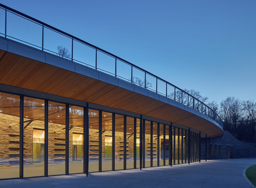 Davis Center at Dusk