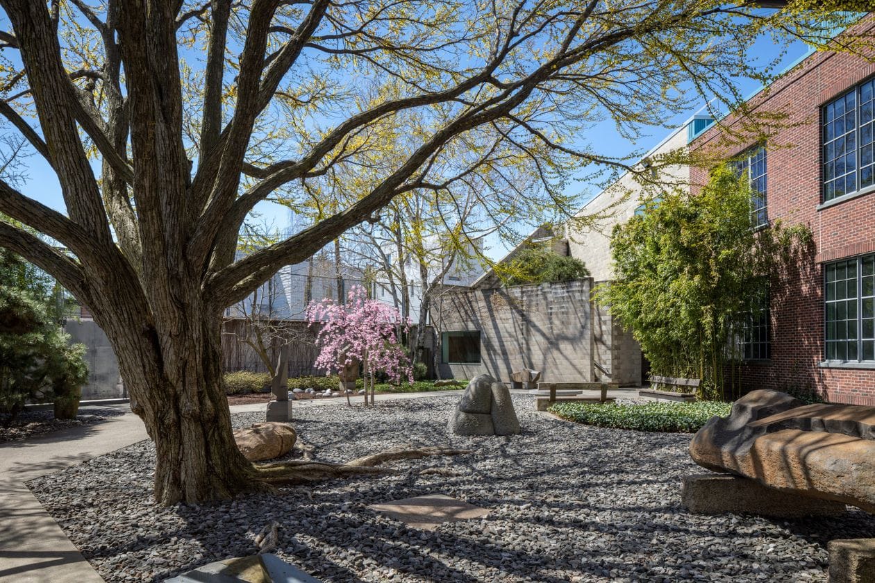 Garden at the Noguchi museum