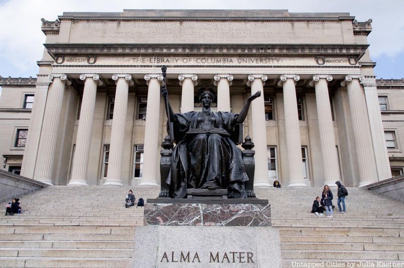 Alma Mater sculpture at Columbia University