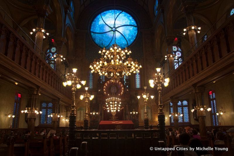 Interior of the Eldridge Street Synagogue
