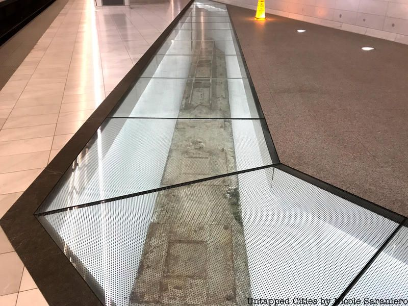 World Trade Center beam in the Oculus Path Station