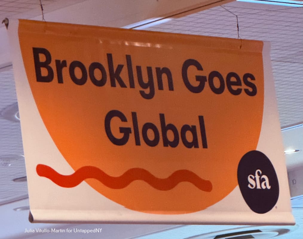 BK's sign introducing buyers and patrons to the borough's food entrepreneurs
