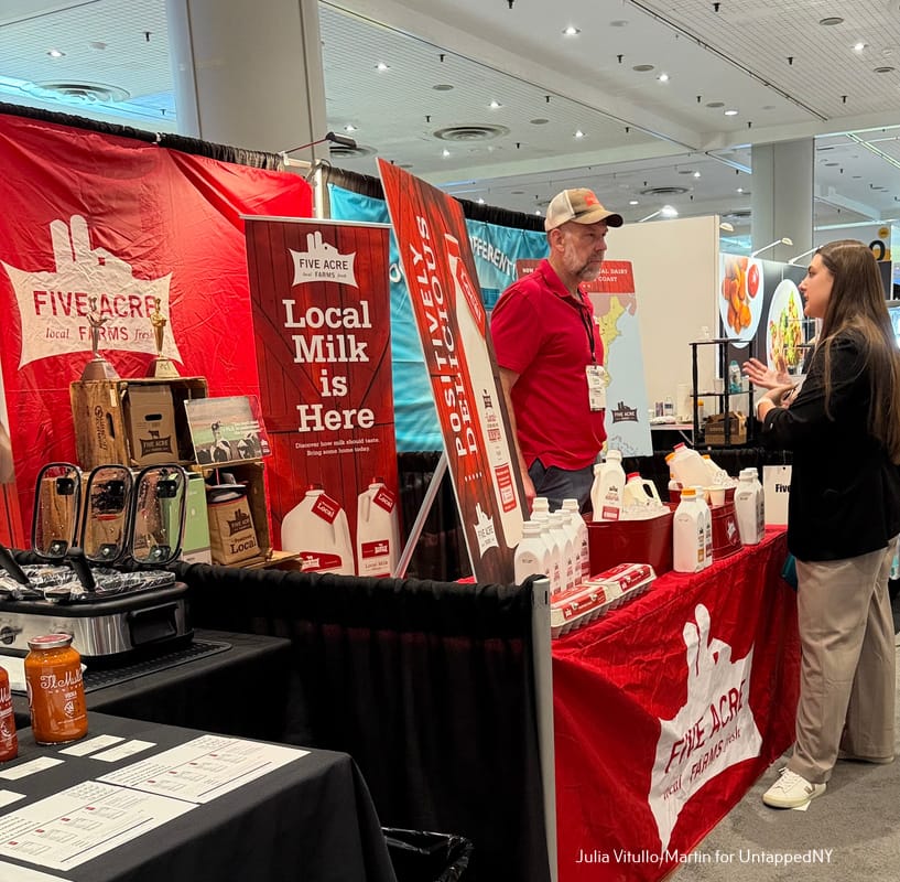 Five Acre Farms booth