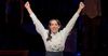 Actress on stage as Emily Roebling in "Brooklyn's Bridge"