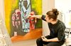 On Location with Painter David Foox at Saks