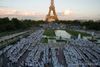 2013 Paris Dîner en Blanc at Trocadero, Eiffel Tower and the Louvre [PHOTOS]