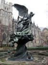 Daily What?! The Peace Fountain at Saint John the Divine features the Decapitated Head of Satan and 9 Giraffes