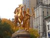 Daily What?! General Sherman Statue at Central Park’s Grand Army Plaza is Covered in 23.75 Karat Gold Leaf