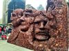 Daily What?! Meat Rushmore Beef Jerky Sculpture Lands at Columbus Circle