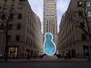 An Upright, Sideways Swimming Pool Will Be at Rockefeller Center This April