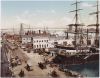 A historical image of NYC's South Street Seaport