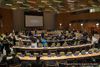 Inside the United Nations Trusteeship Council Chamber with the Pritzker Architecture Prize Winners
