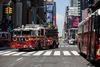 FDNY firetruck on the streets of NYC