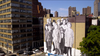 Watch a Time-Lapse Video of JR’s Newest Street Art Installation in Tribeca