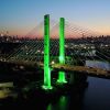 NYC and World Buildings Lit Green Last Night to Support Paris Climate Change Accord