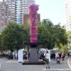 Watch Live Video of Chihuly’s Rose Crystal Tower Being Unveiled in NYC’s Union Square